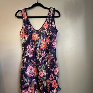 Victoria’s Secret Gold label floral slip dress